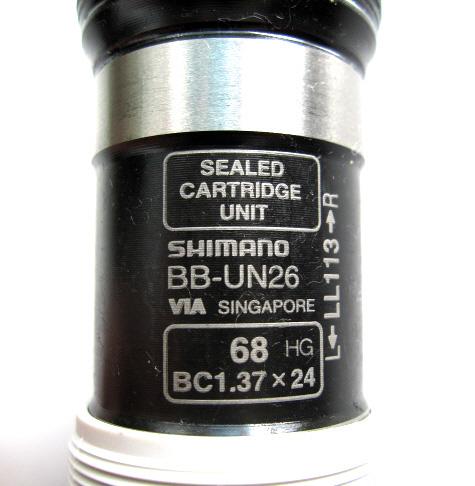 Shimano 68xLL113 Bottom Bracket BB-UN26