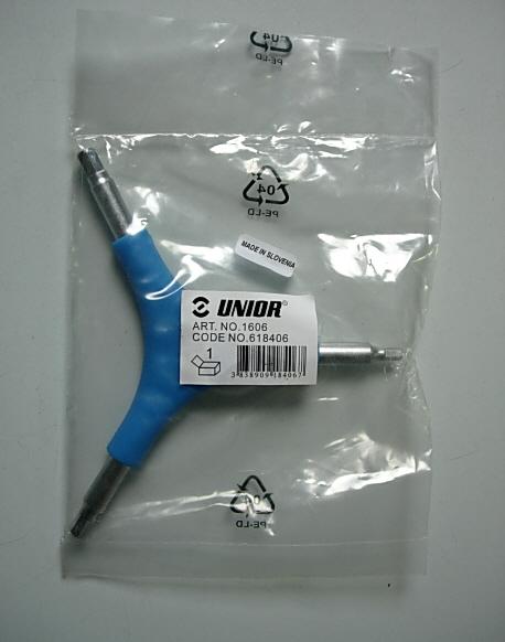 Unior 1606-6 Bicycle Inbus Three Legged Bike Tool