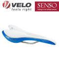 Velo Senso Bike Saddle Seat bicycle S1125 Titan Rail White Blue