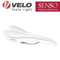 Velo Senso Bike Saddle Seat bicycle S1125 Titan Rail White