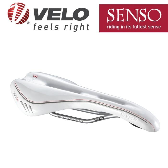 Velo senso bicycle saddle seat bike S1136 white