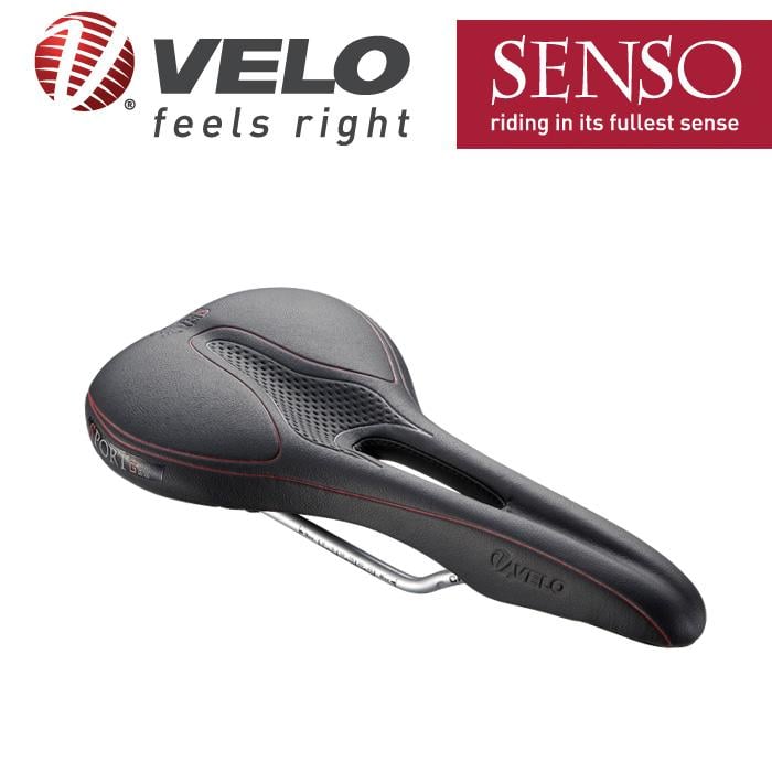 Velo senso bicycle bike saddle seat S1322 black