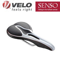 Velo senso bicycle bike saddle seat S1322 black white