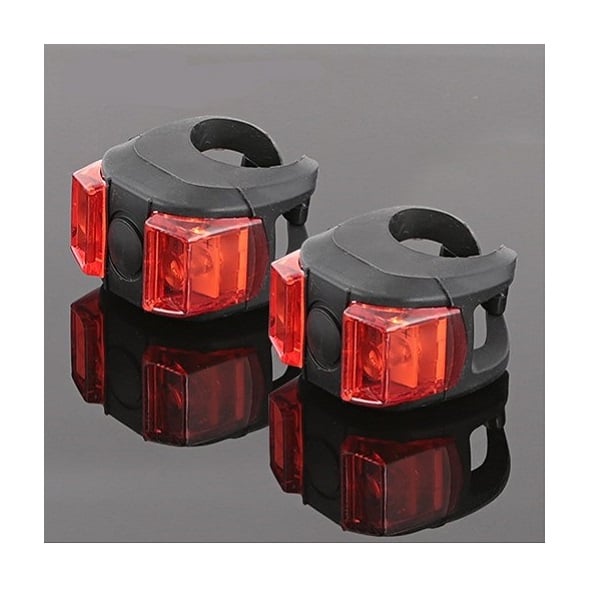 Vllu Silicon Safety Light TF367Y Red LED Black