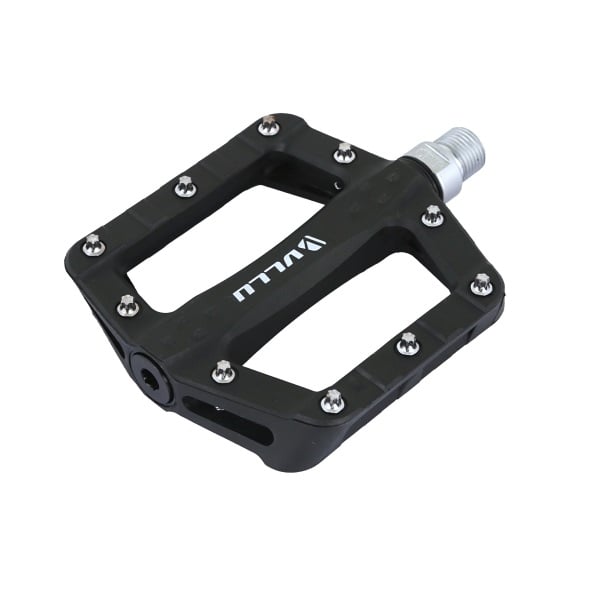 VLLU Pedal N8 1DU+1BEARING Black Nylon Chromoly Axle