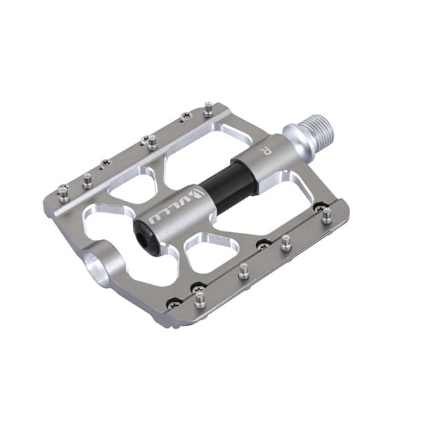 VLLU Pedals ALNC 2025 Titan Grey Black Aluminum CromolyAxle