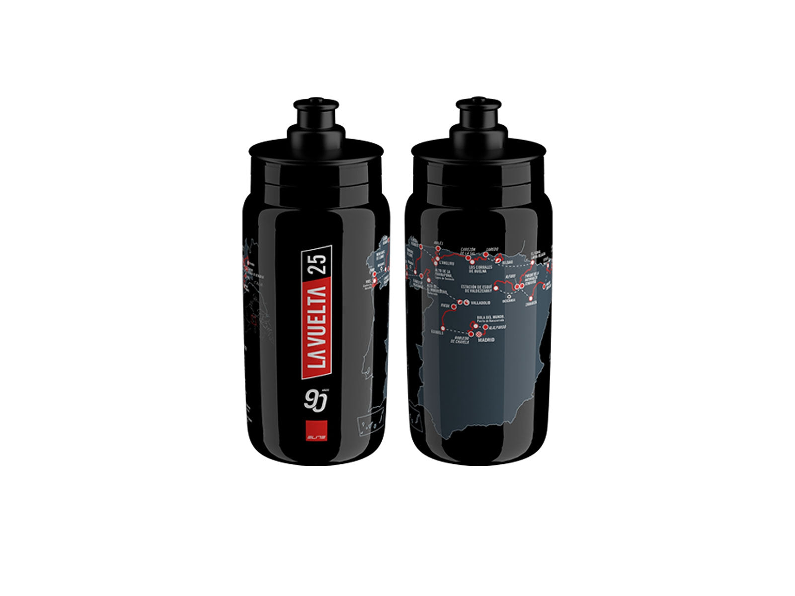 Elite Water Bottle FLY LA VUELTA 550ml Black