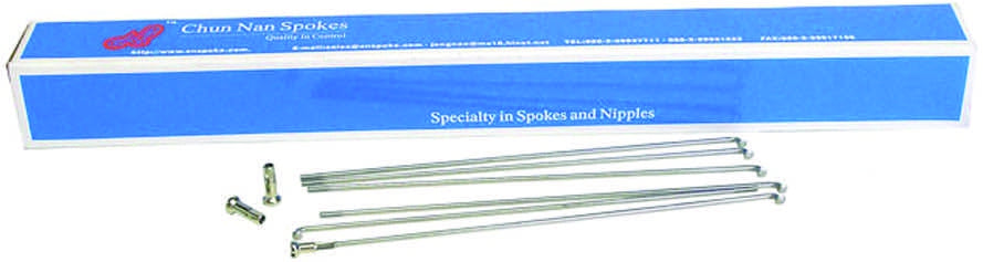 ACTION 14G STAINLESS STEEL 254MM 75PC SILVR SPOKES