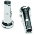 ACTION BRASS 12G SILVER 20MM SPOKE NIPPLES