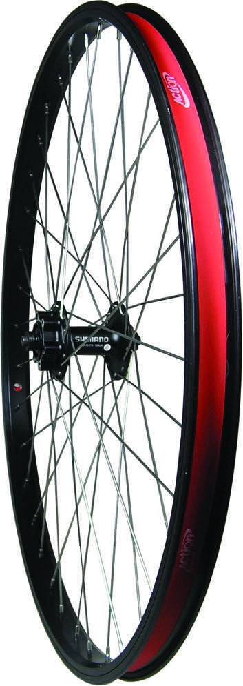 WHEEL AL 26 FR QR 6B DBL SS BLK ALEX DM24/M475