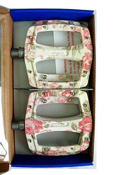 Wellgo BMX DH FR Bike Bicycle pedals LU-A52 W Pink