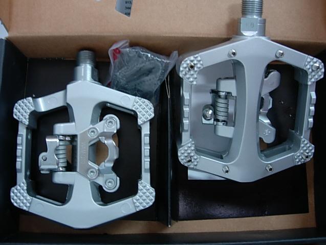 Wellgo Cleat Flat Bicycle Pedals WAM-D10 Silver