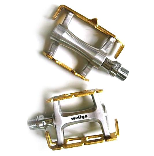 Wellgo Road Bike Bicycle pedals R025 gold