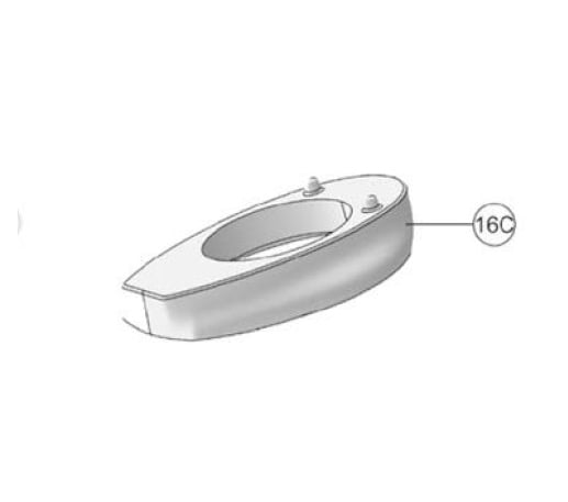 TOP COVER STANDARD FRAME FOR ALABARDA AND STEMMA ON 101AIR/GTR+TEAM+DISC/OTH.FRA