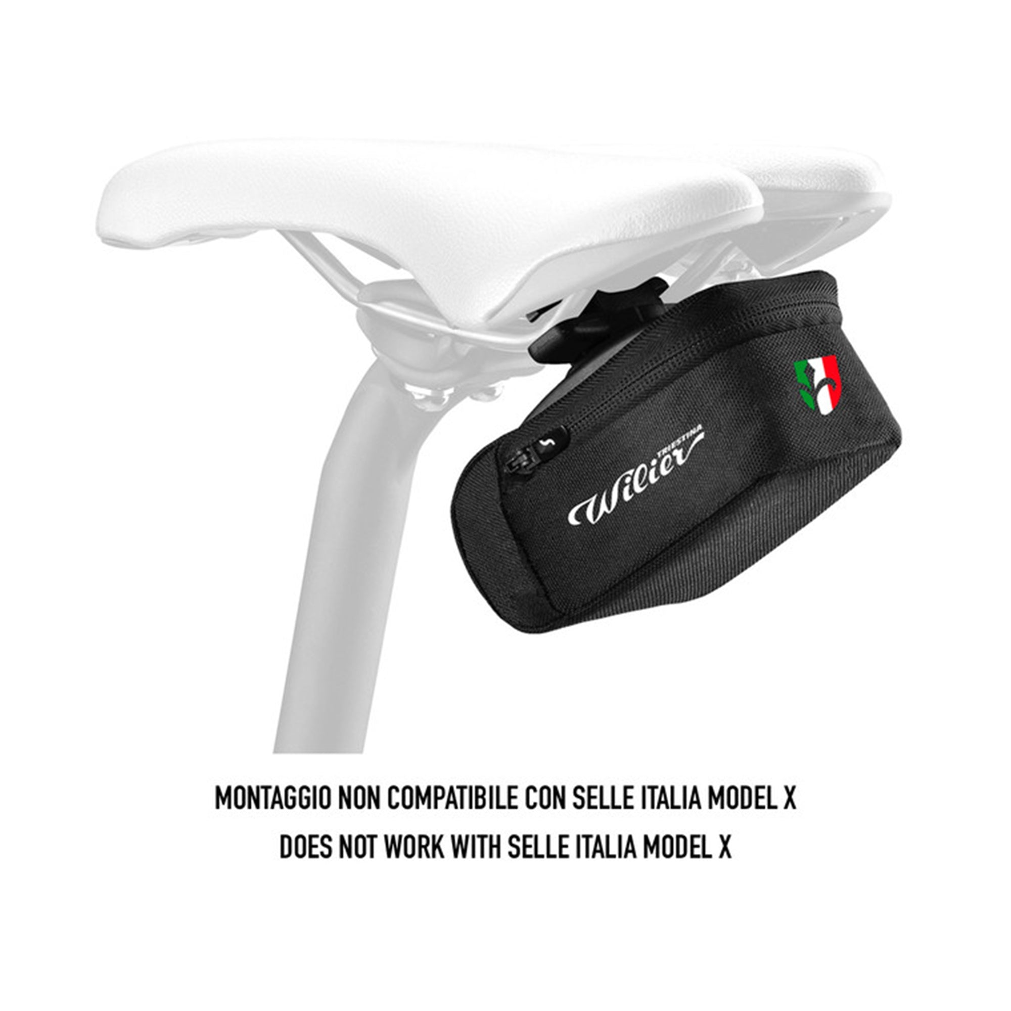 Wilier SCICON SADDLEBAG SOFT 350 BLK RL 2.1 WIL