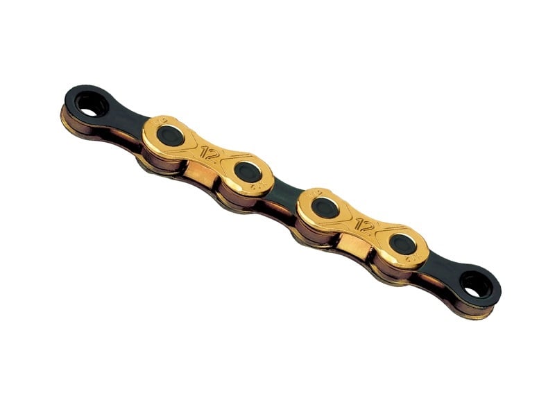 KMC Chain X12Ti Waxed Gold Black 12speed 126 Link