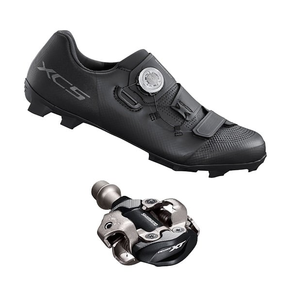 Shimano XC502 Normal + XT XC Pedals Set