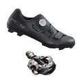 Shimano XC502 Wide Cleat Shoes + XT XC Pedal Set