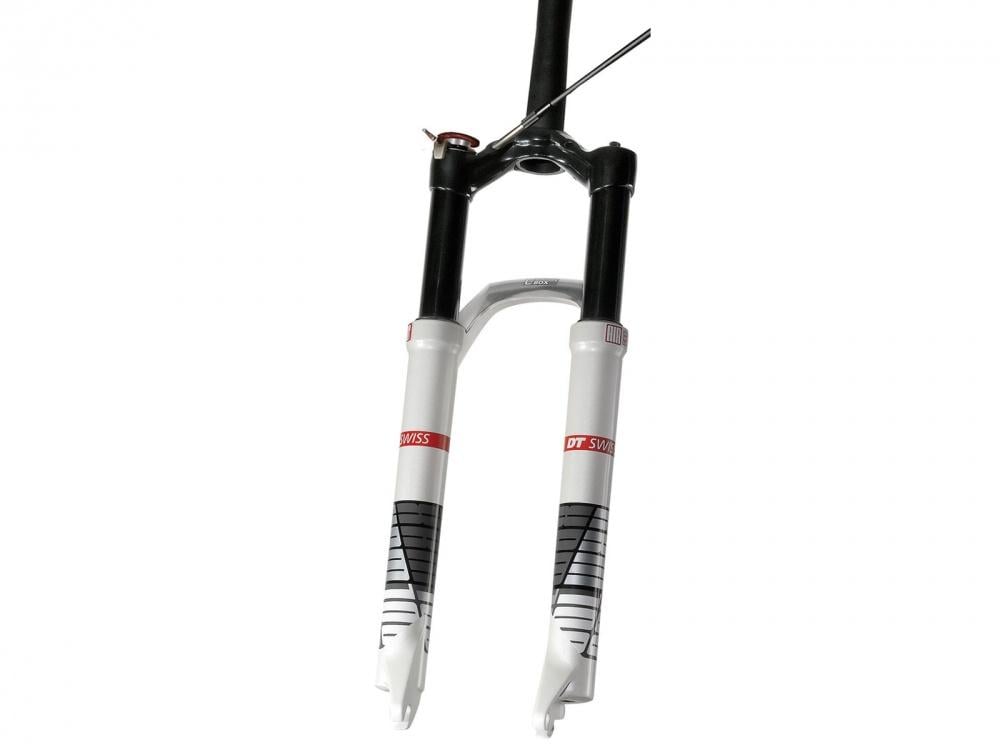 DT swiss XRM 100 single shot forks white 